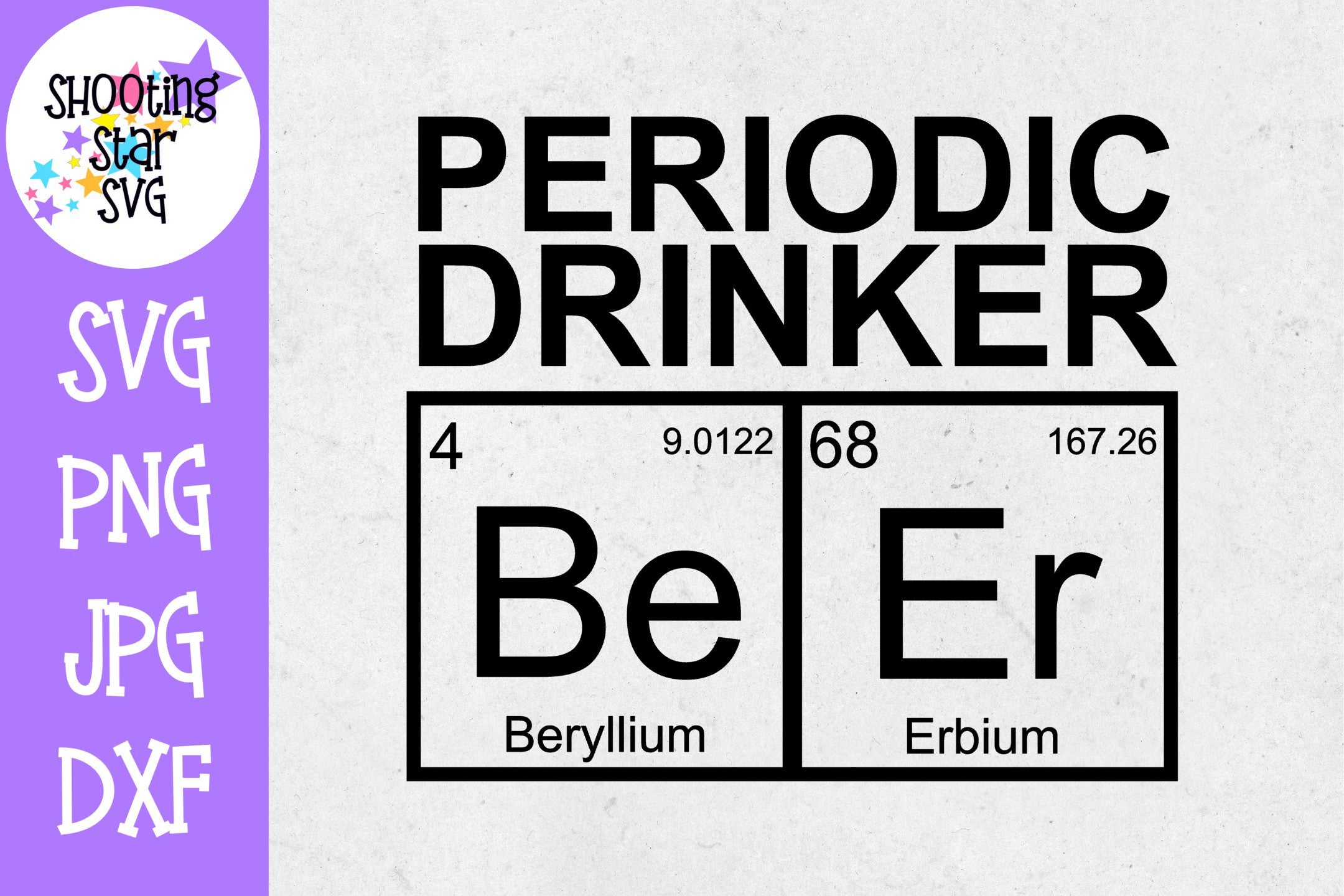 Periodic Beer Drinker SVG - Nerdy SVG - Father's Day SVG