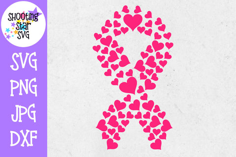 Heart Breast Cancer Awareness SVG - Breast Cancer SVG