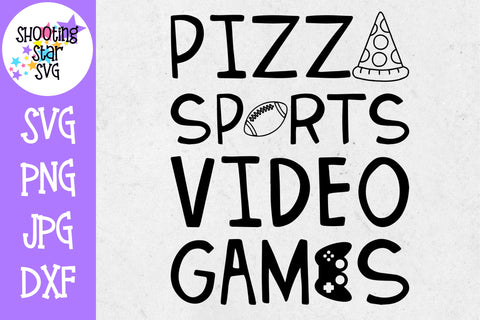 Pizza Sports Video Games SVG - Video Gamer SVG - Nerdy SVG