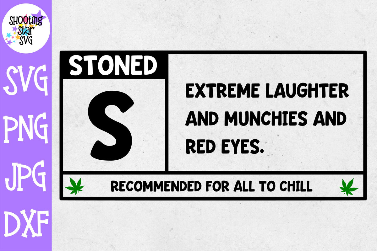 Rated S for Stoned svg - Weed SVG - Marijuana SVG - Rolling Tray SVG