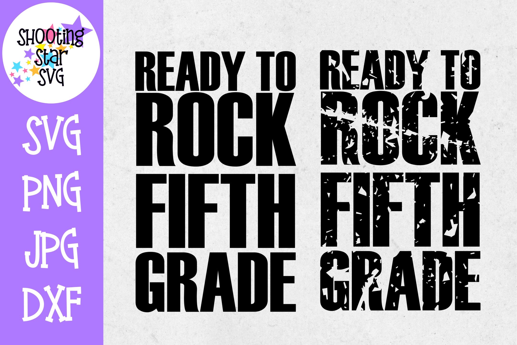 Ready to Rock Fifth grade - School Milestones SVG - Last Day of School SVG