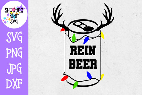 Reinbeer - reindeer beer - Christmas SVG