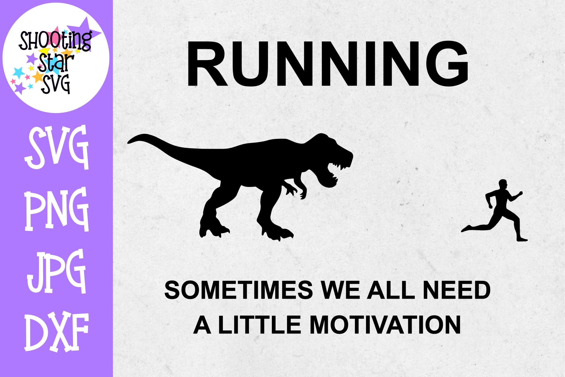 Running Motivation Dinosaur SVG - Funny Gym SVG - Runner SVG