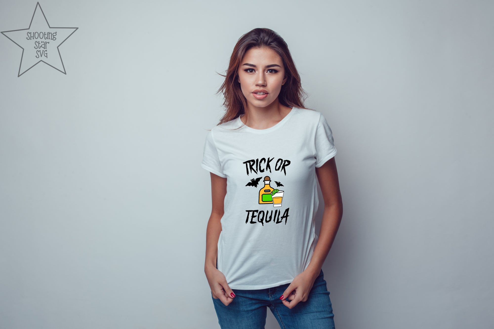 Trick or Tequila SVG - Funny Adult Shirt - Halloween SVG