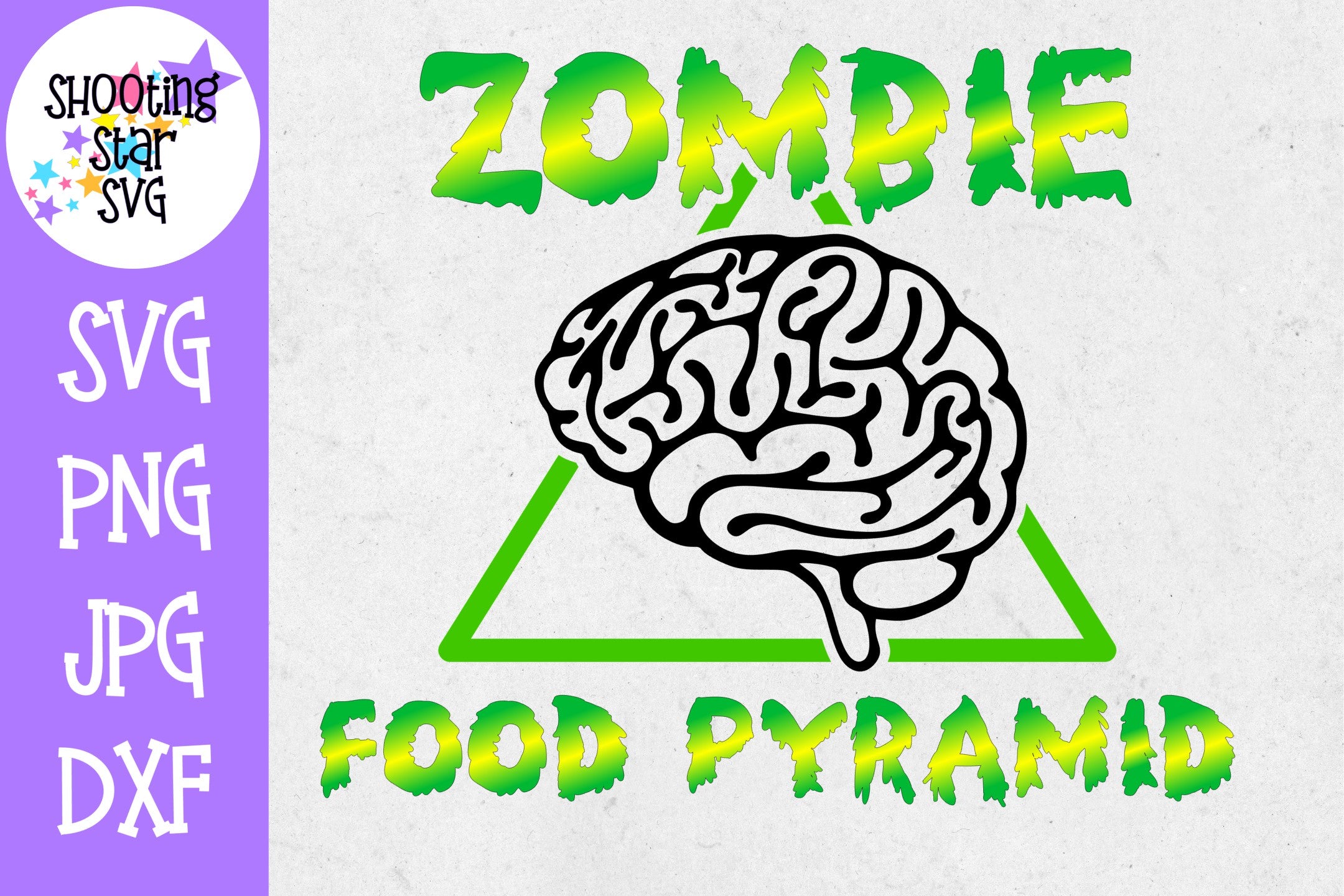 Zombies Eat Brains You're Safe SVG - Zombie - Halloween SVG